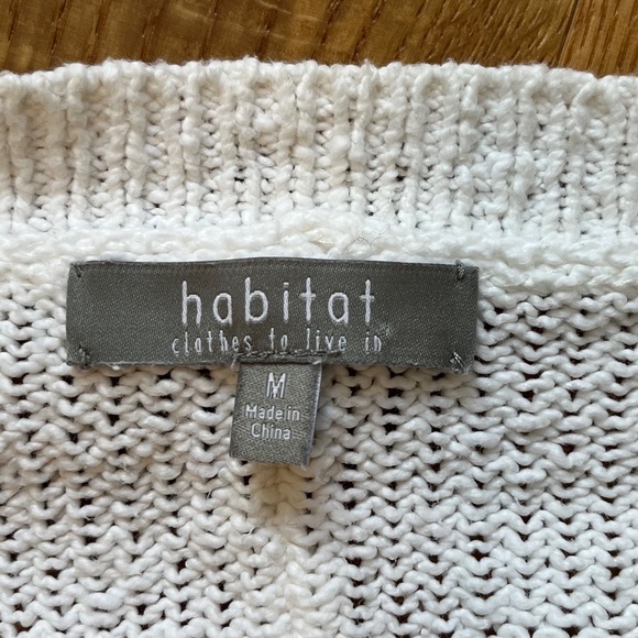 Habitat White Cotton Button Up Cardigan - Picture 4 of 8